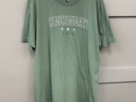 Top Short Sleeve Basic By Canvasback In Green, Size: 2x Sale