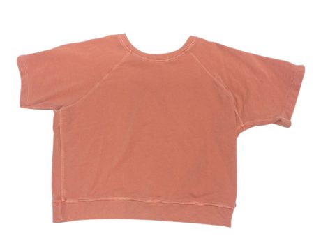 Top Short Sleeve By Amo In Orange, Size: L For Discount