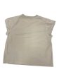 Top Short Sleeve Designer By Agolde In Tan, Size: S Online Sale