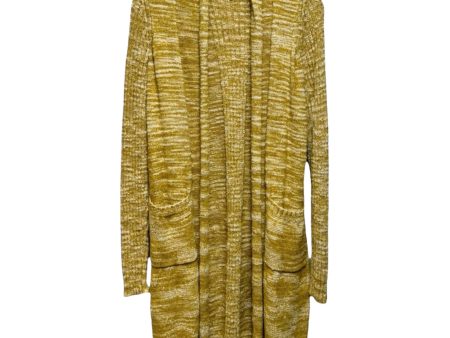 Abigail Marled Open Front Duster Cardigan By Anthropologie In Chartreuse, Size: XS Cheap