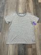 Top Short Sleeve By Project Social Tee In Striped Pattern, Size: M Hot on Sale