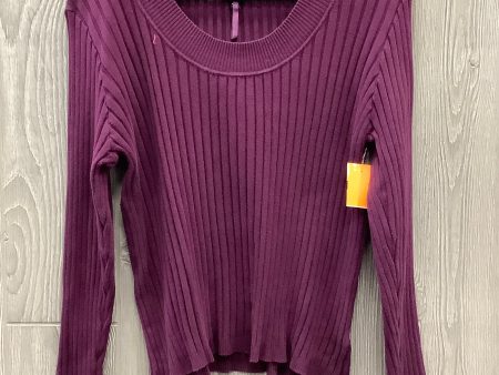 Top Long Sleeve By Apt 9 In Purple, Size: Xl Sale