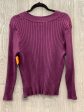 Top Long Sleeve By Apt 9 In Purple, Size: Xl Sale